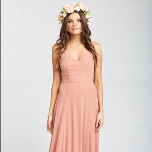 Jenn Maxi Dress - Rustic Mauve Crisp